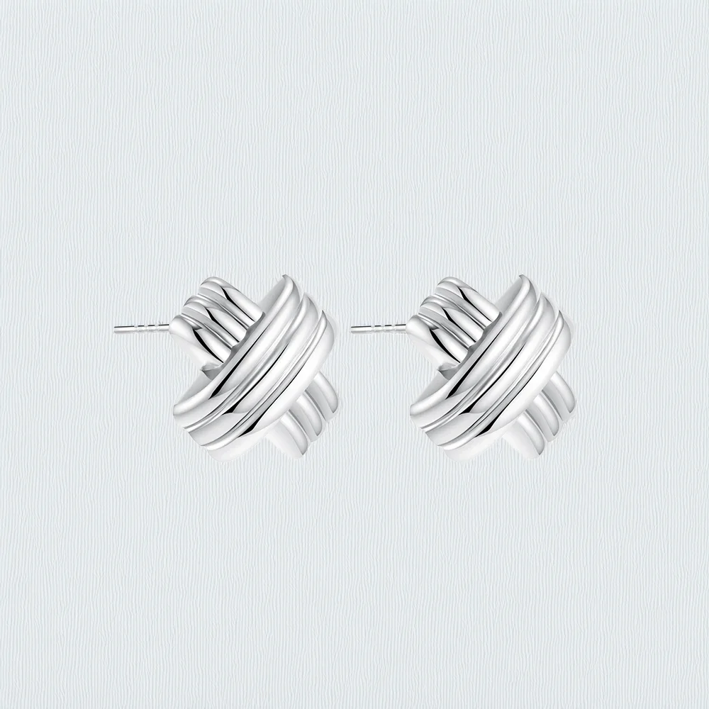 Pendientes de nudo retorcido