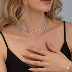 925 Sterling Silver Initial Letter Necklace