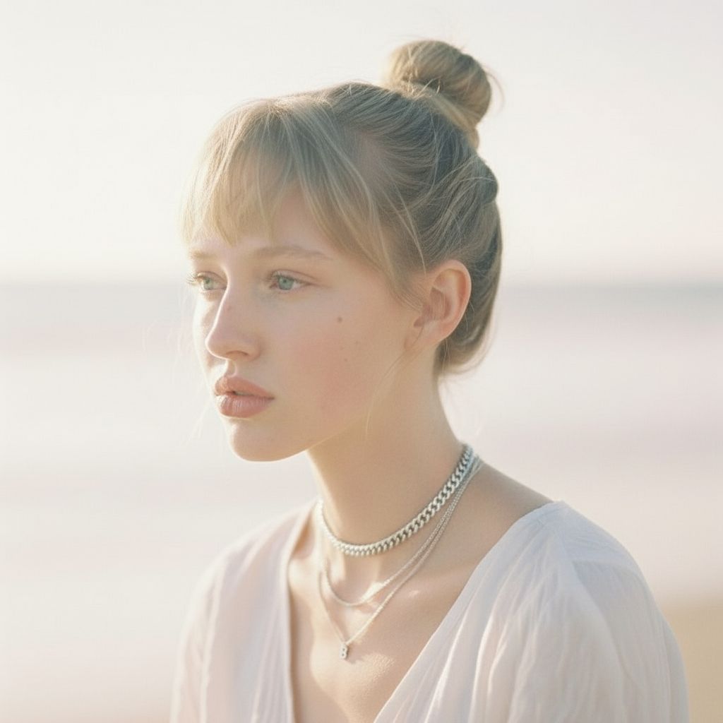 925 Sterling Silver Initial Letter Necklace