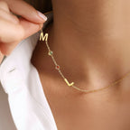 Birthstone Personalized Name Necklace