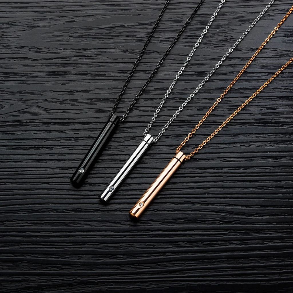 Minimalist Memorial Urn Necklace