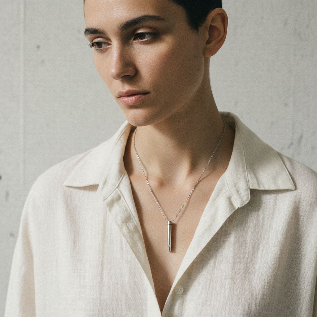 Minimalist Memorial Urn Necklace