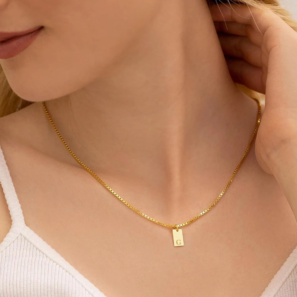 Initial Letter Necklace