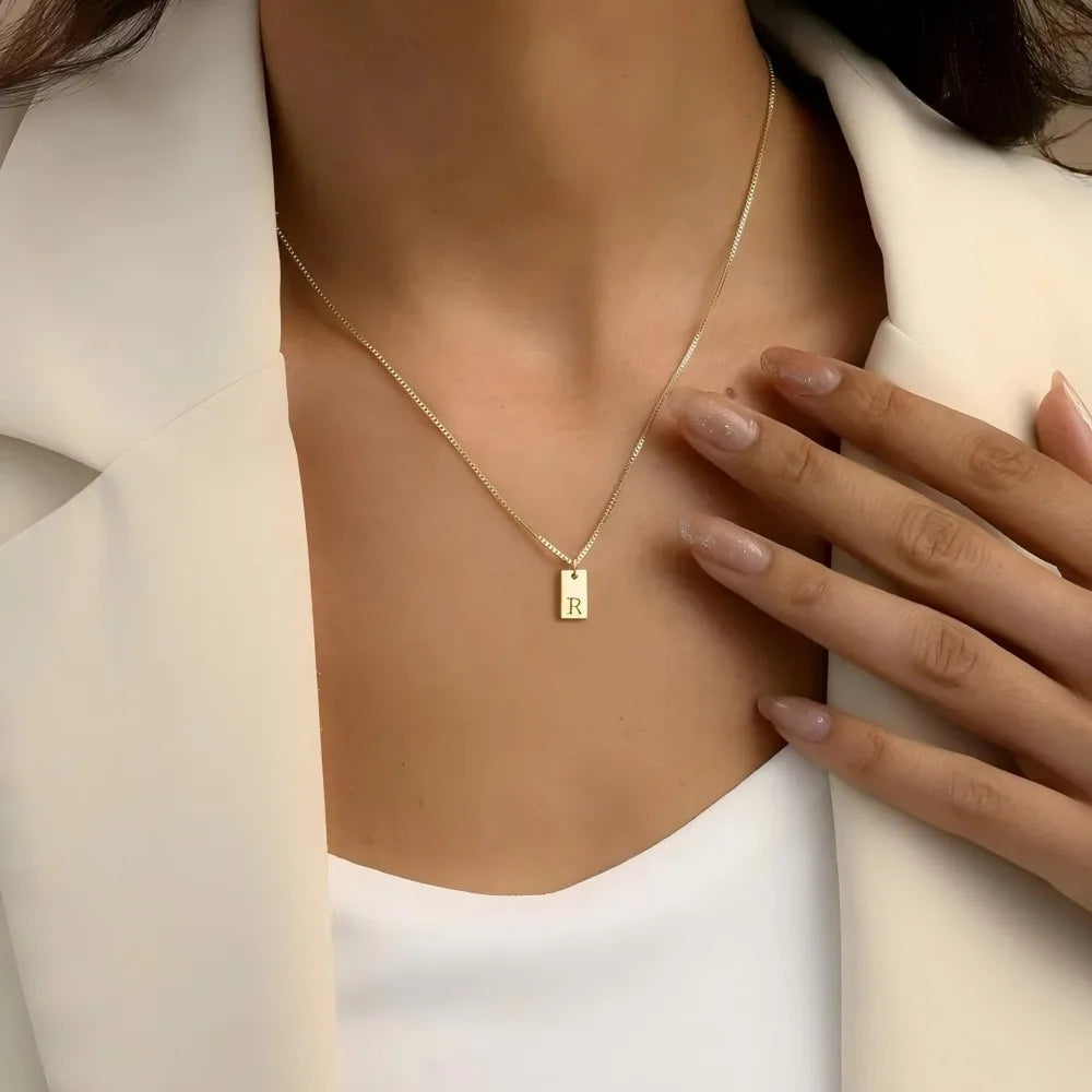 Initial Letter Necklace