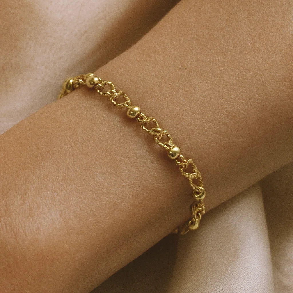 18K Gold Plated Chain Bracelet
