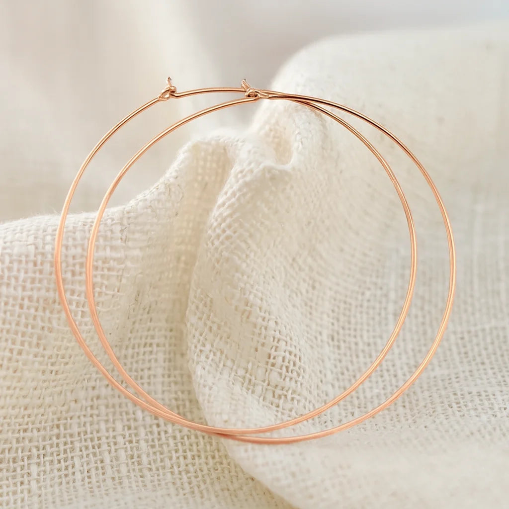 14K Gold Filled Hoop Earrings