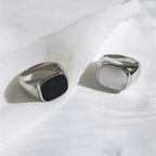 Vintage Square Stone Ring