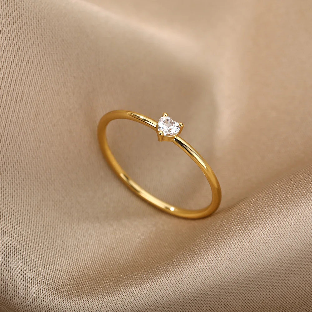 Delicate Crystal Ring
