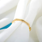 Anillo de unión de bambú