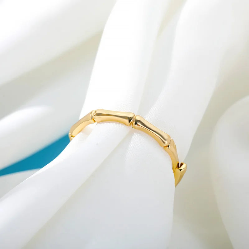 Anillo de unión de bambú