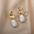 Irregular Pearl Earrings