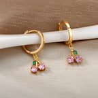 Crystal Cherry Earrings