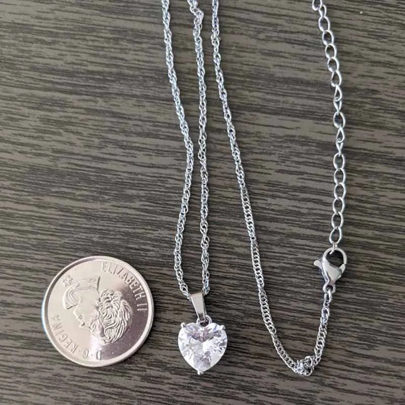Crystal Heart Necklace