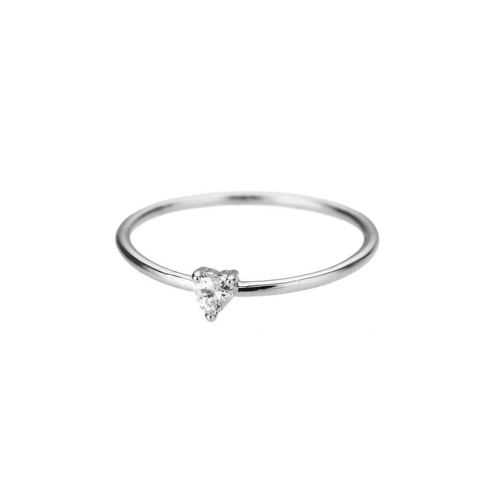 Delicate Crystal Ring