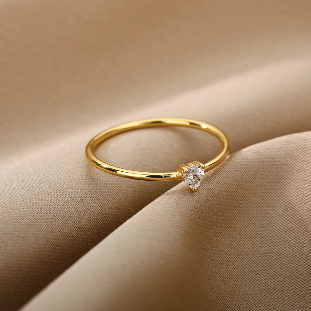 Delicate Crystal Ring