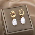 Irregular Pearl Earrings