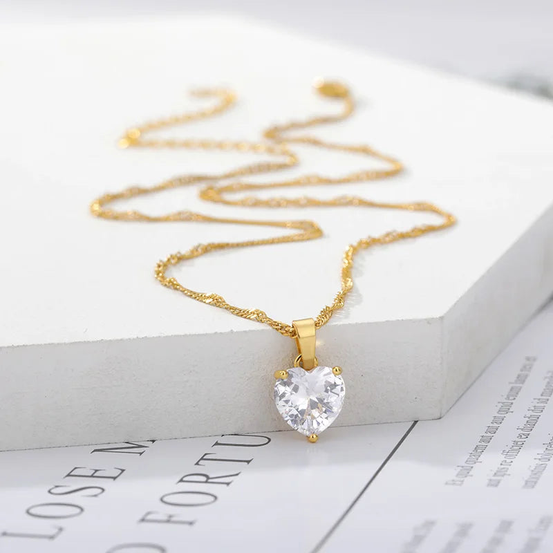 Crystal Heart Necklace