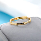 Anillo de unión de bambú