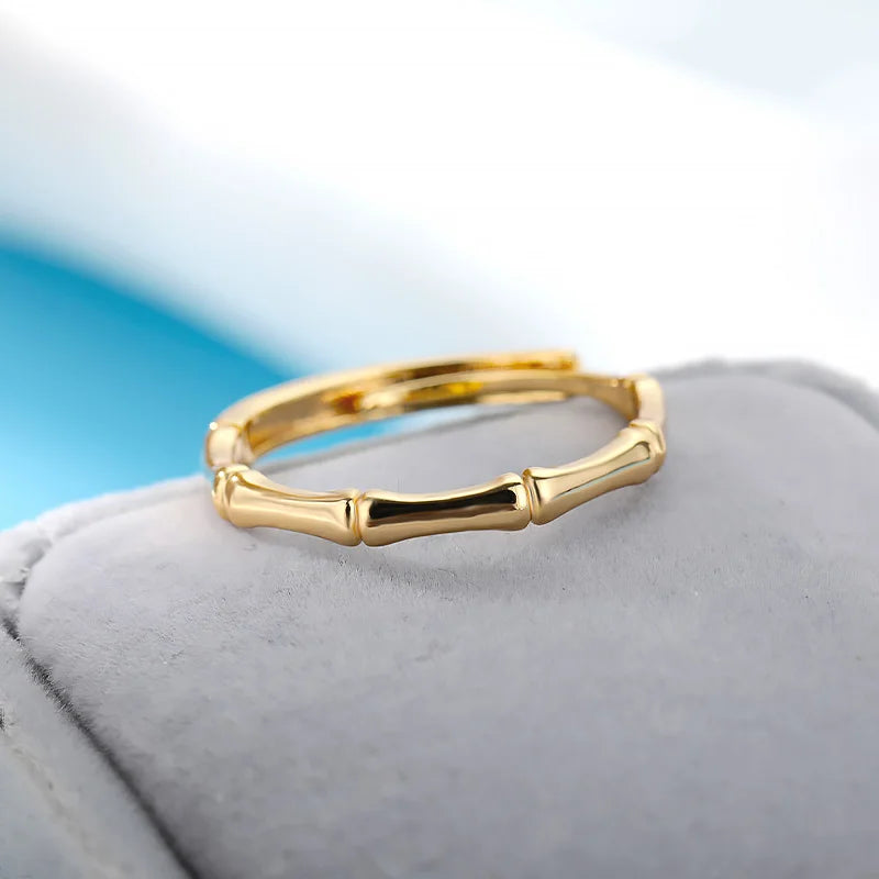 Anillo de unión de bambú