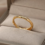 Anillo de unión de bambú