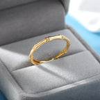 Anillo de unión de bambú