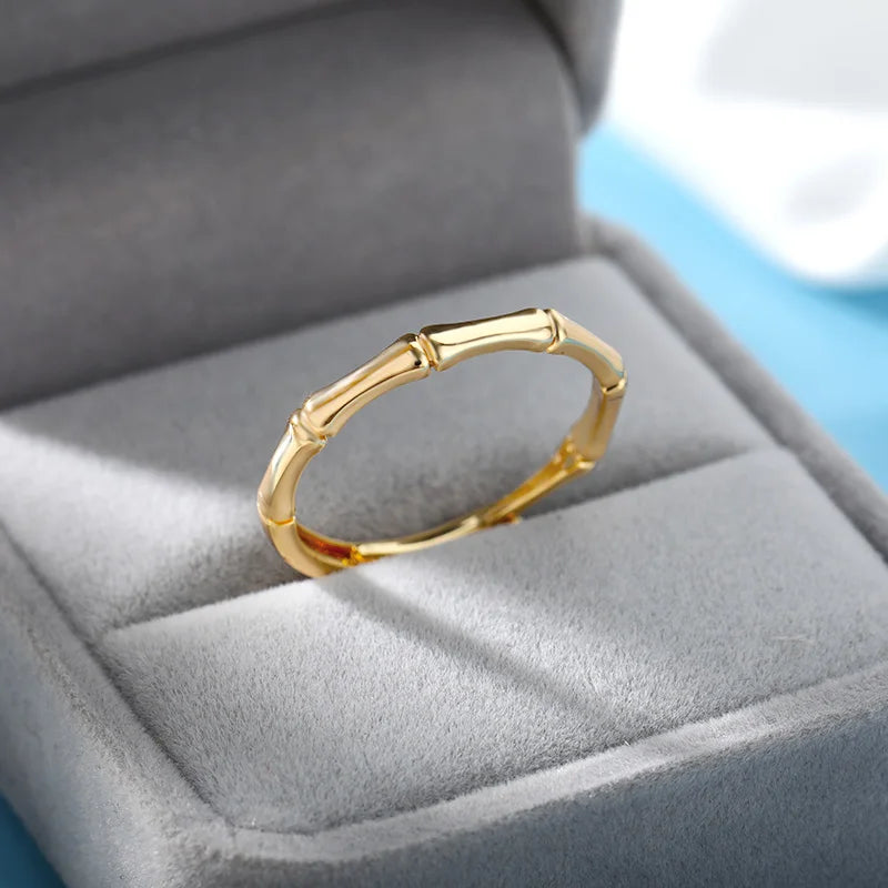 Anillo de unión de bambú