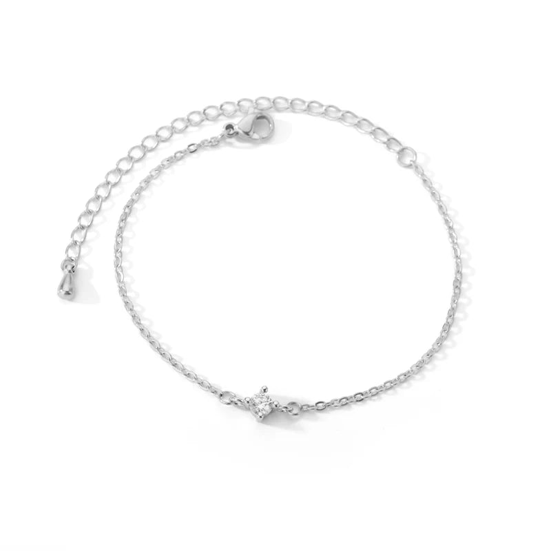 Dainty Solitaire Bracelet