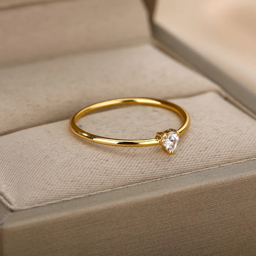 Delicate Crystal Ring