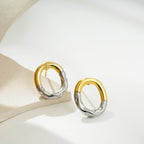 Organic Oval Earrings