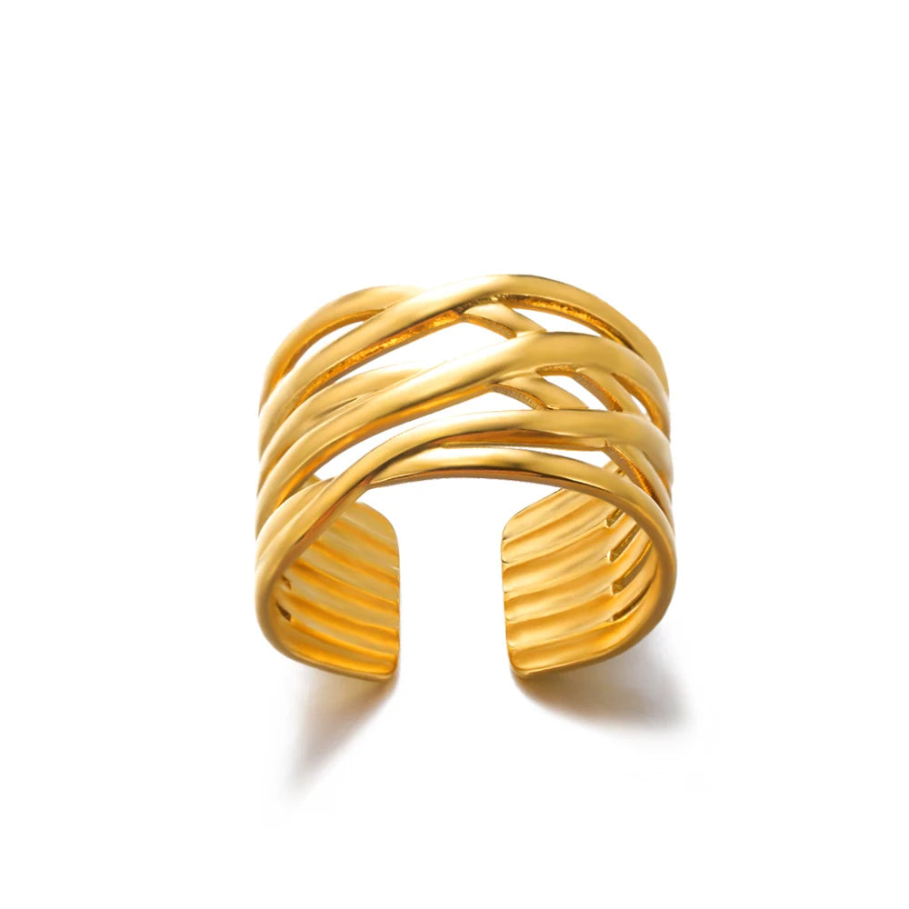 Gold Statement Ring