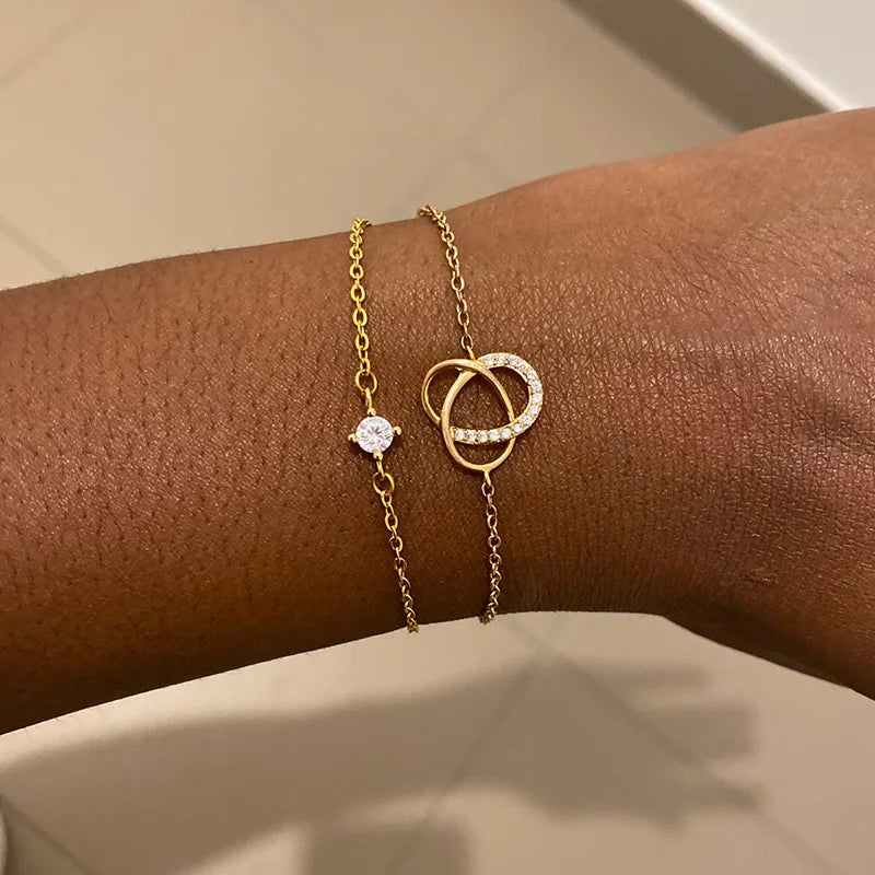Dainty Solitaire Bracelet