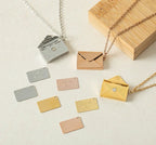 Secret Message Envelope Necklace
