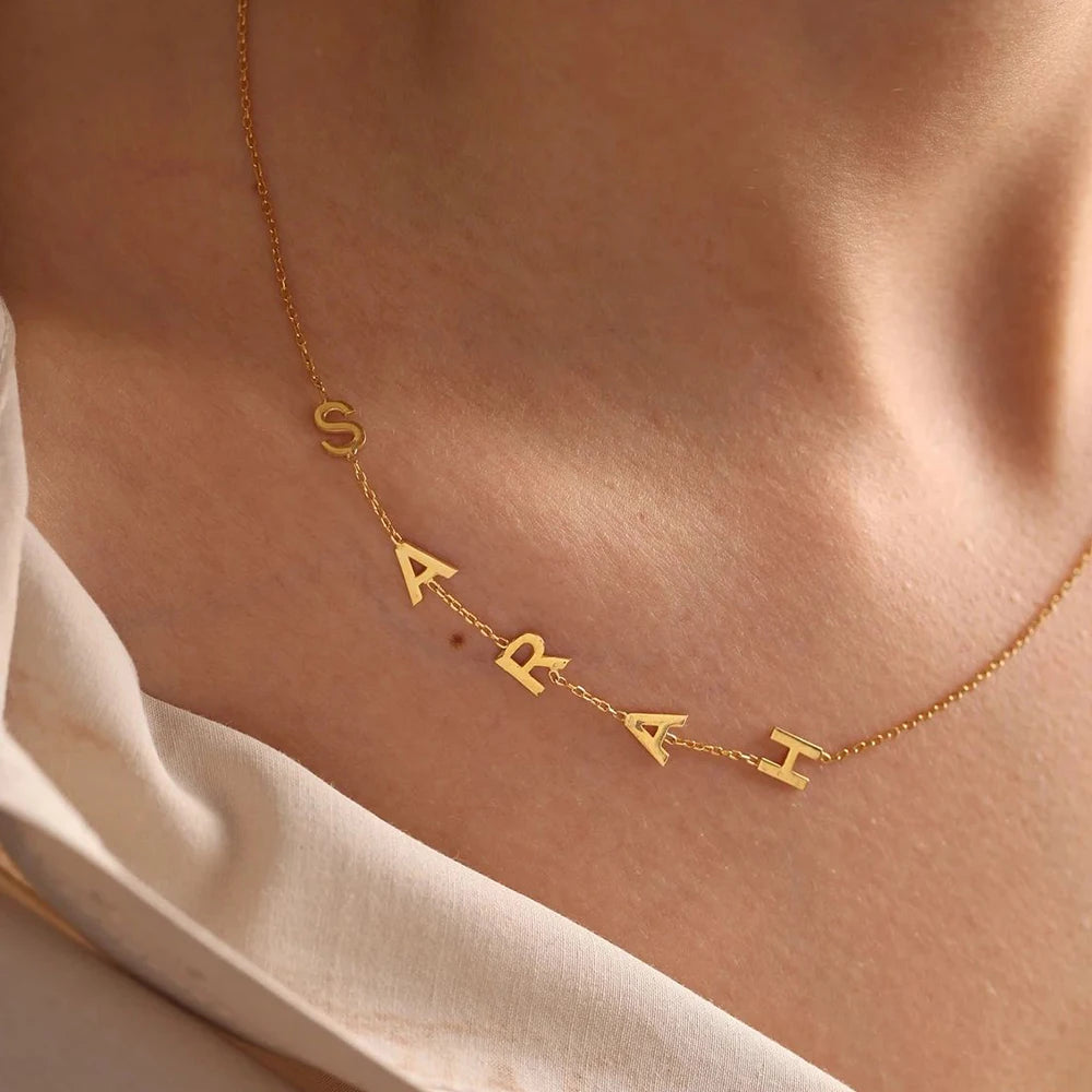 Custom Gold Name Necklace