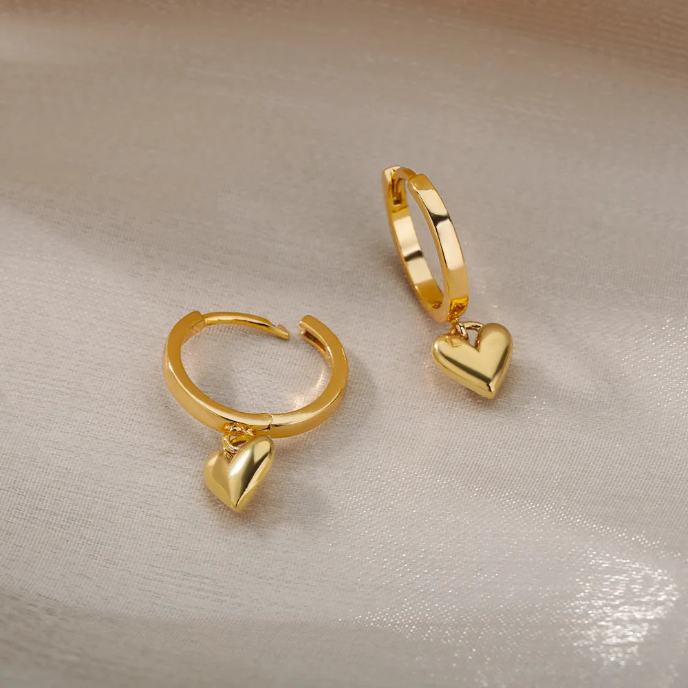 Small Heart Earrings