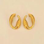 Abstract Curved Earrings