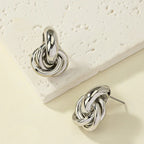 Twisted Knot Stud Earrings