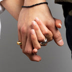 Anillo grueso en forma de cúpula