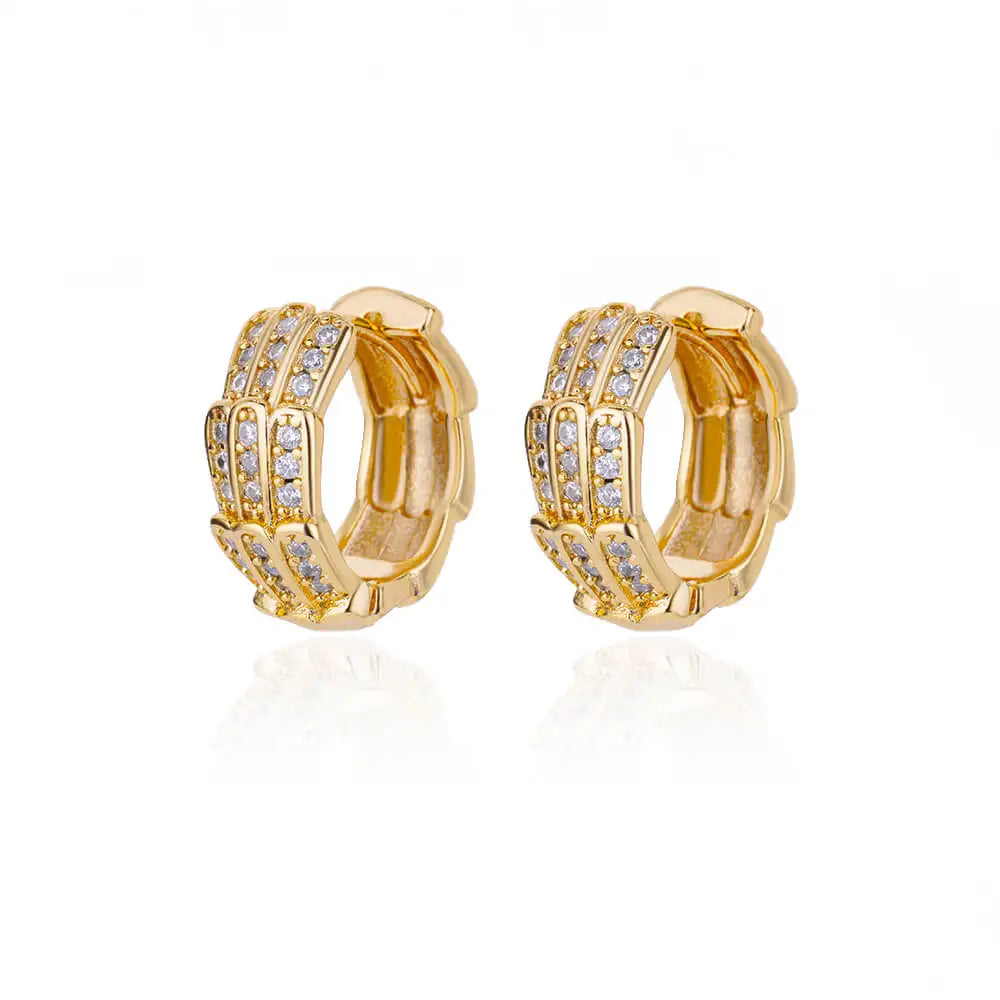 Crystal Layered Earrings