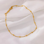 Gold Satellite Chain Necklace
