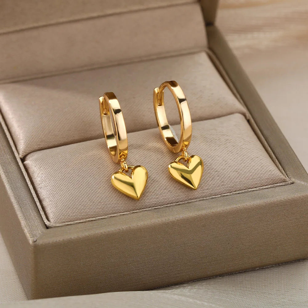 Small Heart Earrings