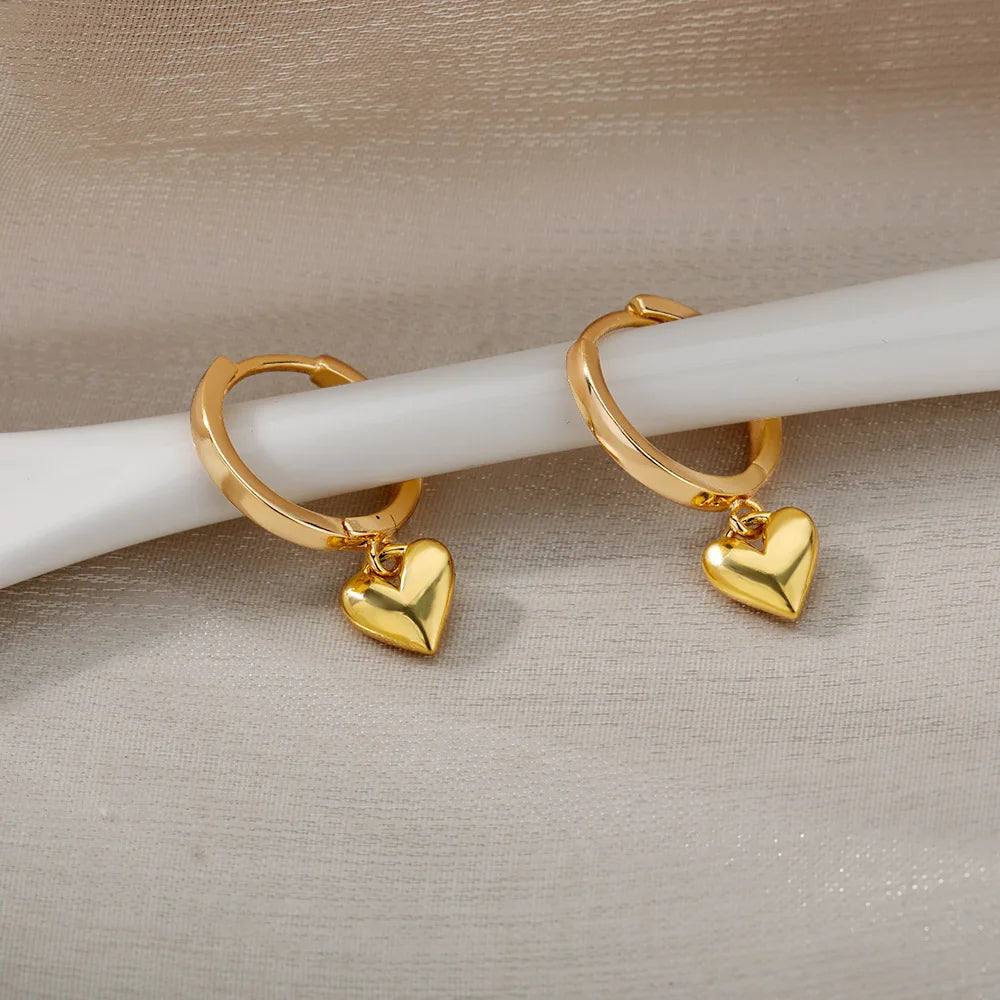Small Heart Earrings