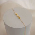 Personalized Stainless Steel Letter Bracelet