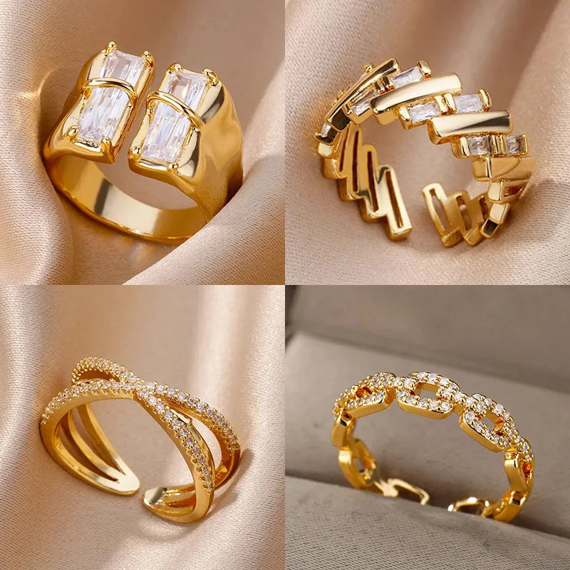 Crystal Statement Ring