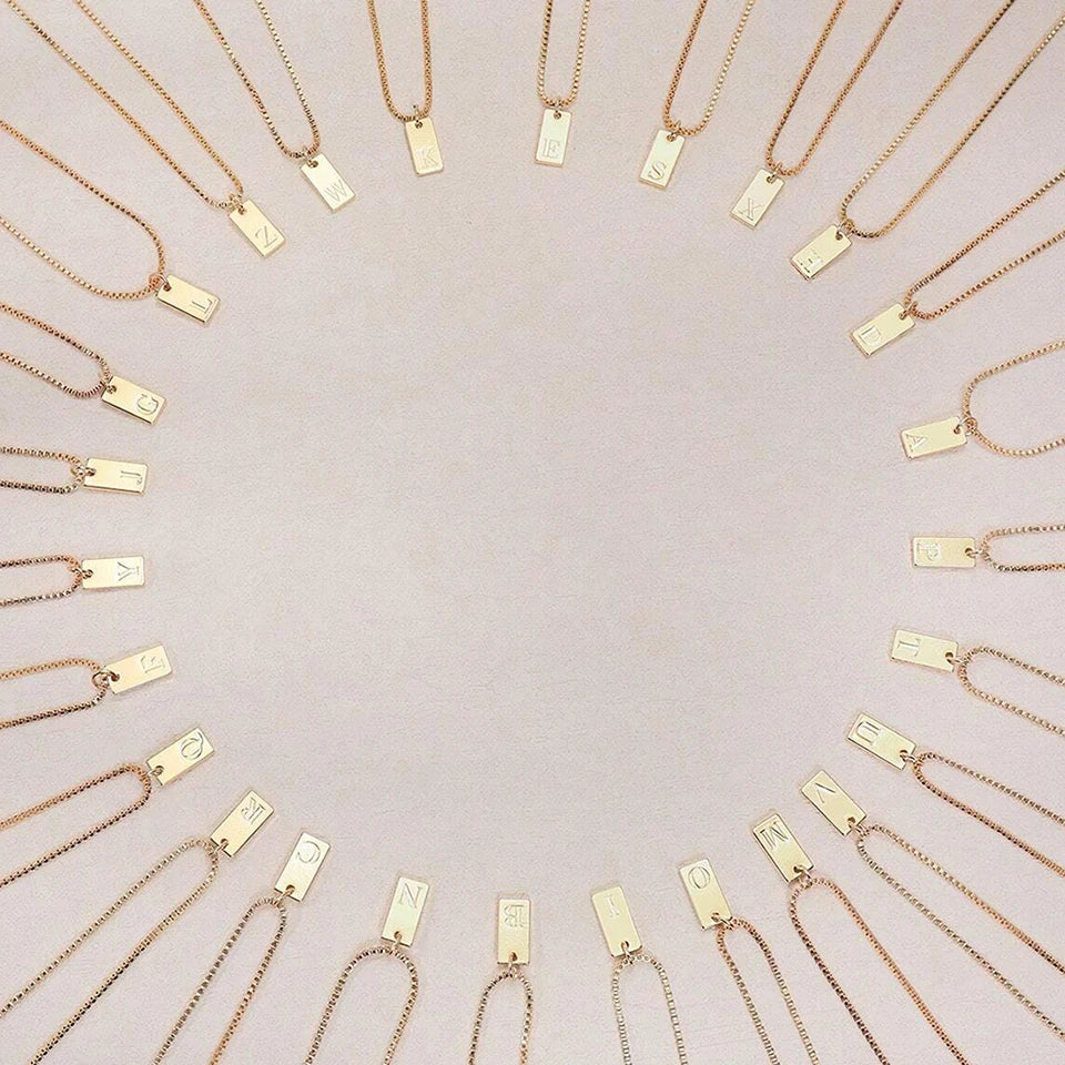 Initial Letter Necklace