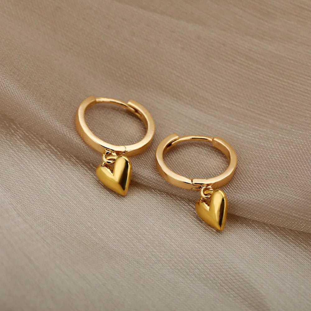 Small Heart Earrings