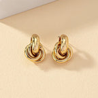 Twisted Knot Stud Earrings