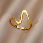 Wave Design Ring
