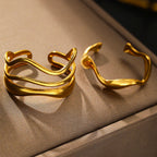Anillos de ondas abstractas