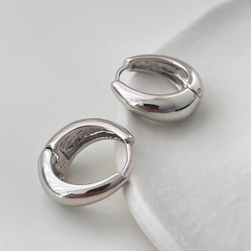 Chunky Hoop Earrings