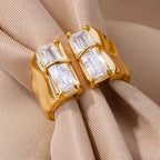 Crystal Statement Ring